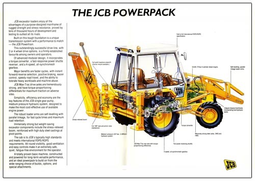 Vintage jcb 3cx mk4 digger - jcb, 4