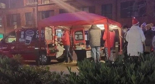 Mobile coffee van for - mobile,