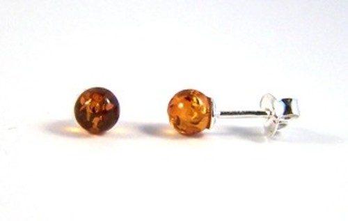 925 sterling silver 5mm - 925, amber