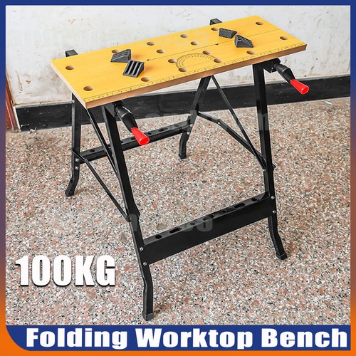 Foldable wooden workbench - foldable,
