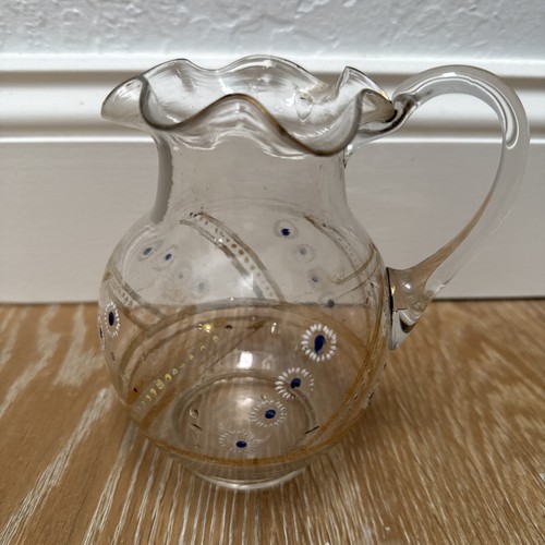 Vintage hand blown - vintage, enamel