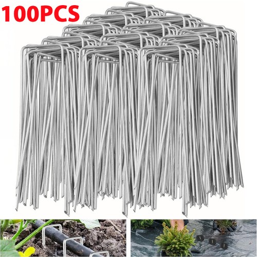 100pcs galvanised steel weed - galvanised,