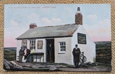 Lands End, First & Last House in England, Cornwall, Edwardian B&D Postcard 1906
