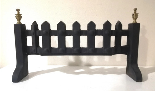 Curved black cast - black, iron