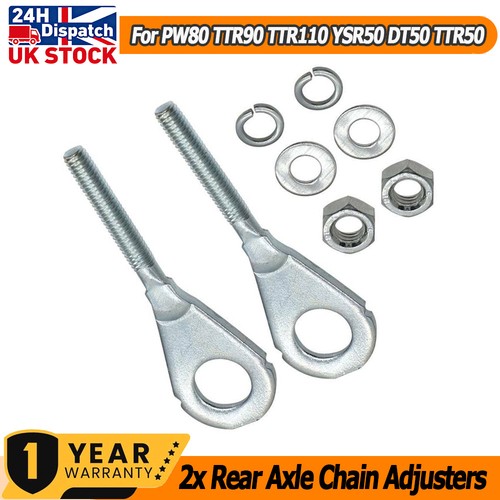 Rear axle chain adjuster pair - adjuster,