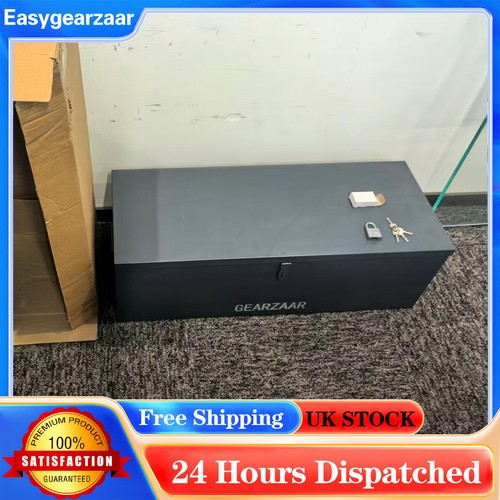 Metal tool box with lock - with,
