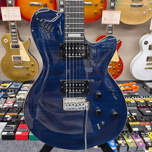 Godin lgxt trans blue flame - lgxt,