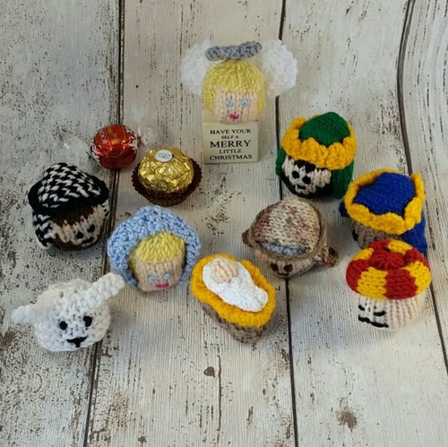 Nativity christmas knitting - christmas,