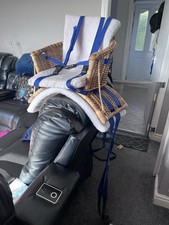 Lovely Child’s Pony Basket Saddle With 5 Point Harness And Crupper