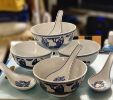 Vintage Chinese Blue and White