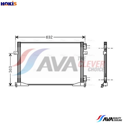 Condenser air conditioning - condenser,