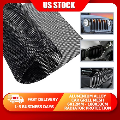 Universal black car grill - black,