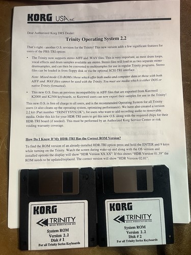 Korg trinity 3 5 - trinity, 3.5