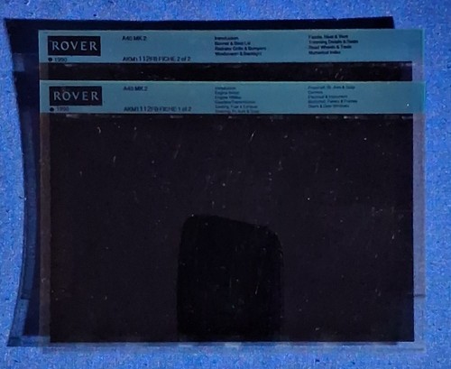 Akm1112 microfiche parts - microfiche,