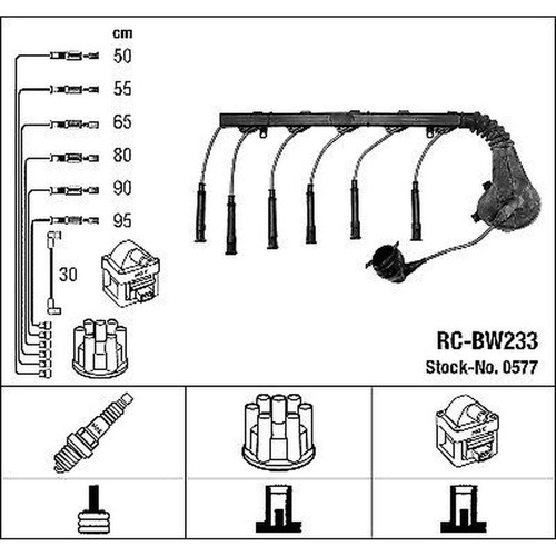 0577 ngk ignition - ignition, cable