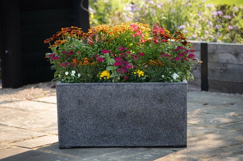 Grey poly terrazzo kitchen - poly,