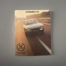 CITROEN CX Car Sales Brochure