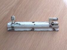 Old Wrought Iron Door Lock Sliding Bolt Gate 6"L