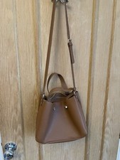 ZARA Tan Brown Faux Leather