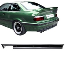 GT EVO DESIGN LOWER REAR BUMPER SPLITTER DIFFUSOR SPORT BLACK FITS ON BMW E36