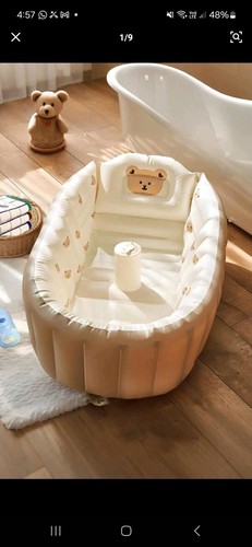 Inflatable baby bathtub - baby,