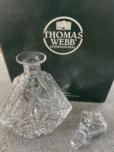 Thomas webb whiskey - whiskey, crystal