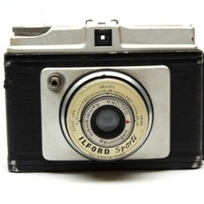 Ilford Sporti (Dacora) Medium Format Film Camera – Vintage 120 Roll Film