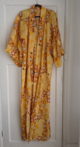 Japanese vintage kimono yukata - japanese,