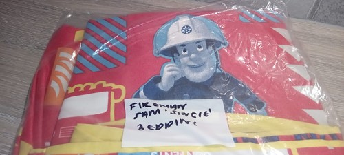 Vintage fireman sam single bed - sam,
