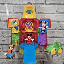 Mickey Mouse Clubhouse Blast Off Spce Rocket Playset With Car Figure Light Sound