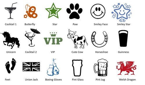 Loyalty card stamp 11mm - card,