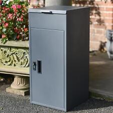 Felton Grey Contemporary Lockable Parcel Delivery Drop Box
