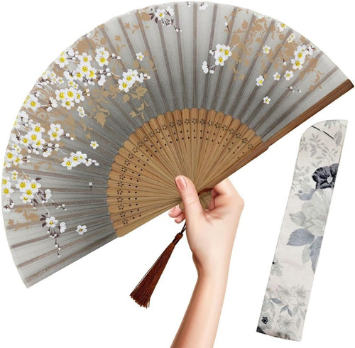 Folding hand fan for - women,