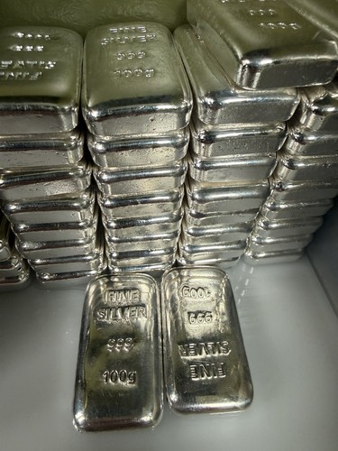 100 gram 999 - 999, silver