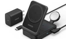 Anker MagGo 3-in-1 Charging Station 15W MagSafe Wireless Charger Stand|Refurbish