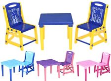 Kids Children Chairs and Table set Plastic Strong ideal for Study Indoor Outdoor
