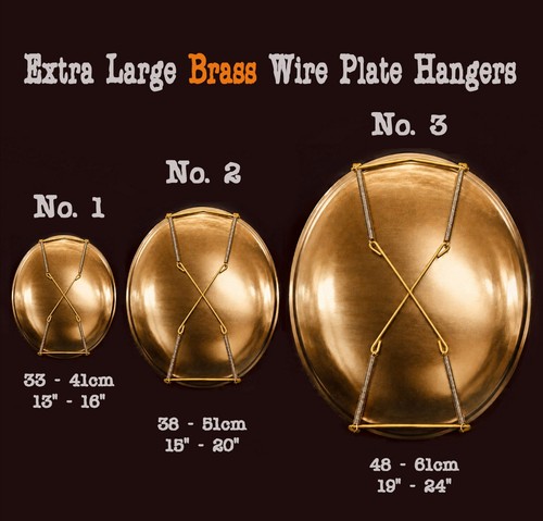 Extra large brass wall display - extra,