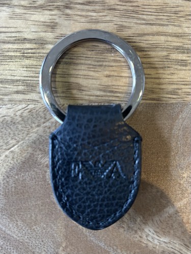 Armani leather key ring holder - leather,