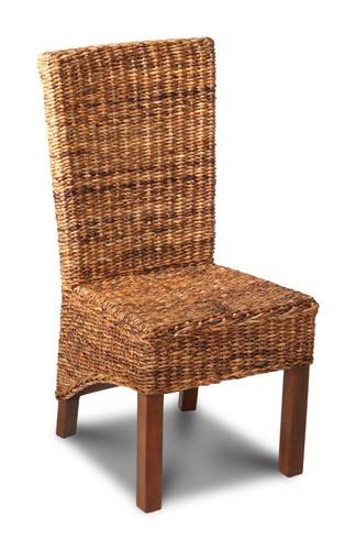 Solid wood rattan rollback - wood,