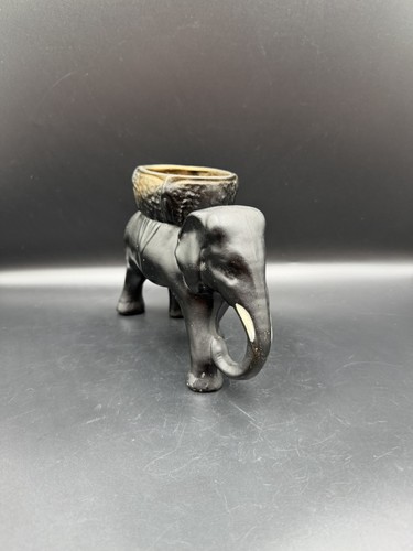 Vintage retro ceramic elephant - vintage,
