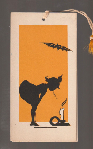 Vintage halloween c1920 bridge - c1920,