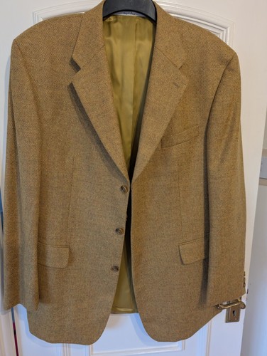 Mens mustard tweed - tweed, jacket