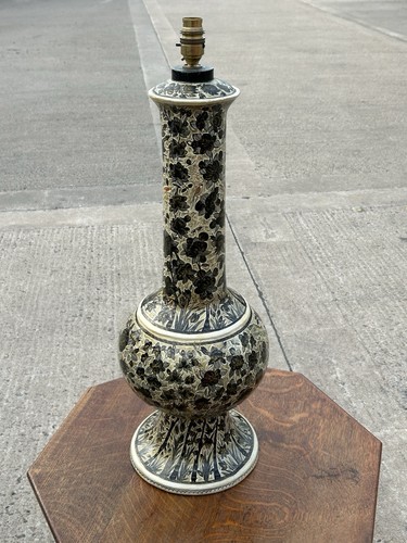 Kashmiri very large table lamp - very,