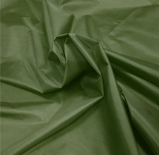 Dark Green Nylon Look Fabric