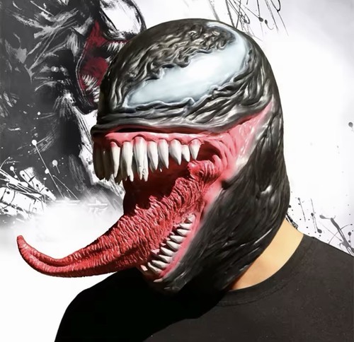 Halloween cosplay venom mask - halloween,