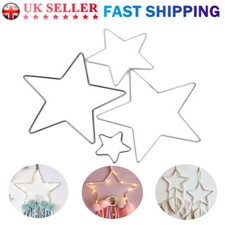 5x 50/100/150/200mm Star Metal Dream Catcher Hoop Ring DIY Craft Wreaths Macrame