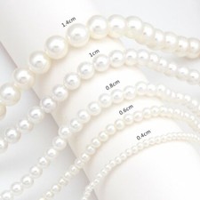 Elegant Charm White Round Pearl Choker Necklace Wedding Women Party Jewelry Gift