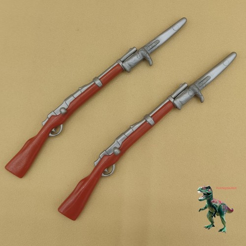 Playmobil rifle carbine and - x2,