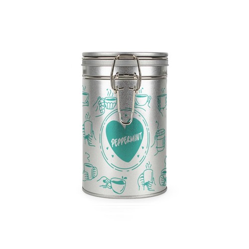Peppermint tea canister - tea,