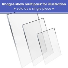 Premium Solid Clear Polycarbonate Double Sided UV Protected Plastic Sheet